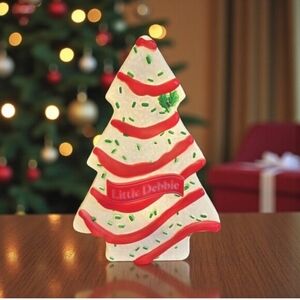 NEW Christmas LED Blow‎ Mold Decor Little Debbie Snack Cake Tree